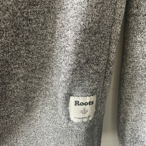 Roots Heather Grey Organic Cooper BF Crew Sweatshirt - Picture 4 of 5